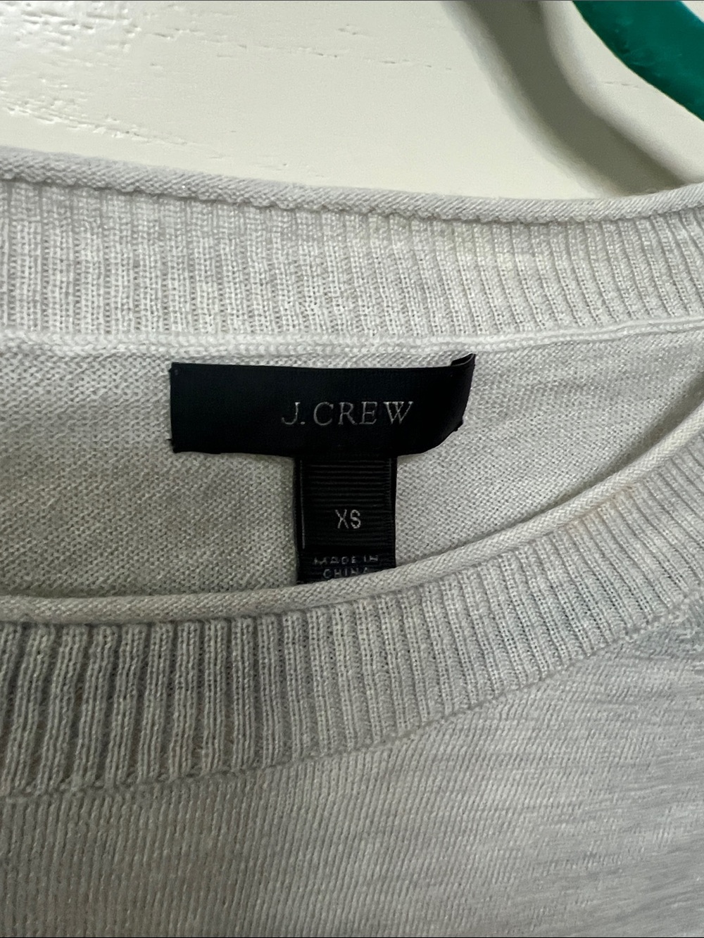 J.Crew merino wool embroidered shark sweater XS - Picture 3 of 4